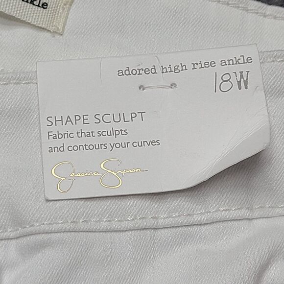 Jessica Simpson Jeans Womens 18W Adored High Rise Ankle Shape Sculpt Stretch - Picture 7 of 11